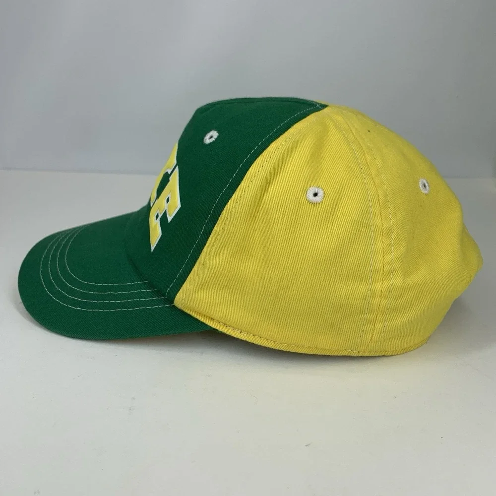 Green Yellow CHILD Nike Hat 2000s Adjustable Cotton Baseball Cap